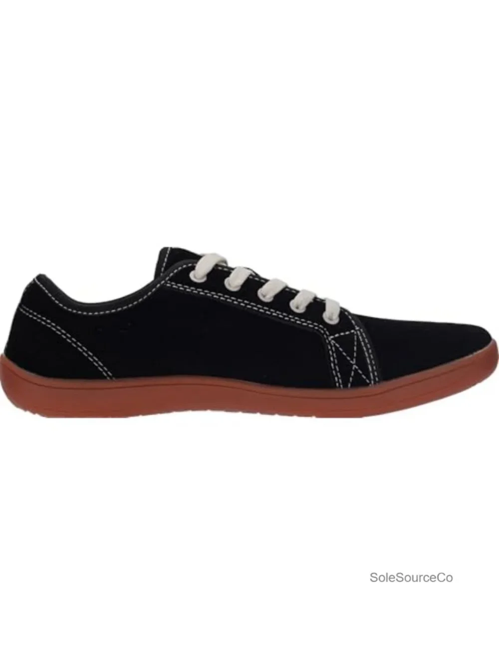 Wide Leather Barefoot Sneakers Zero-Drop Flexible Sole Walking Shoes